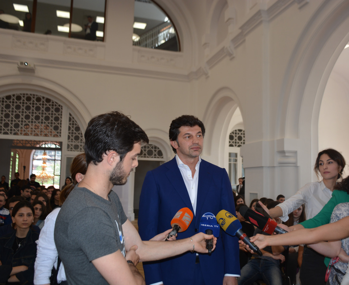 კახა კალაძის შეხვედრა კავკასიის უნივერსიტეტის სტუდენტებთან